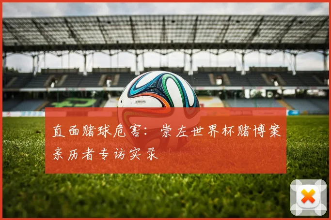 直面赌球危害:崇左世界杯赌博案亲历者专访实录